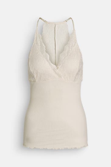 RM BY ROSEMUNDE Spitzen-Top 'Bea' creme