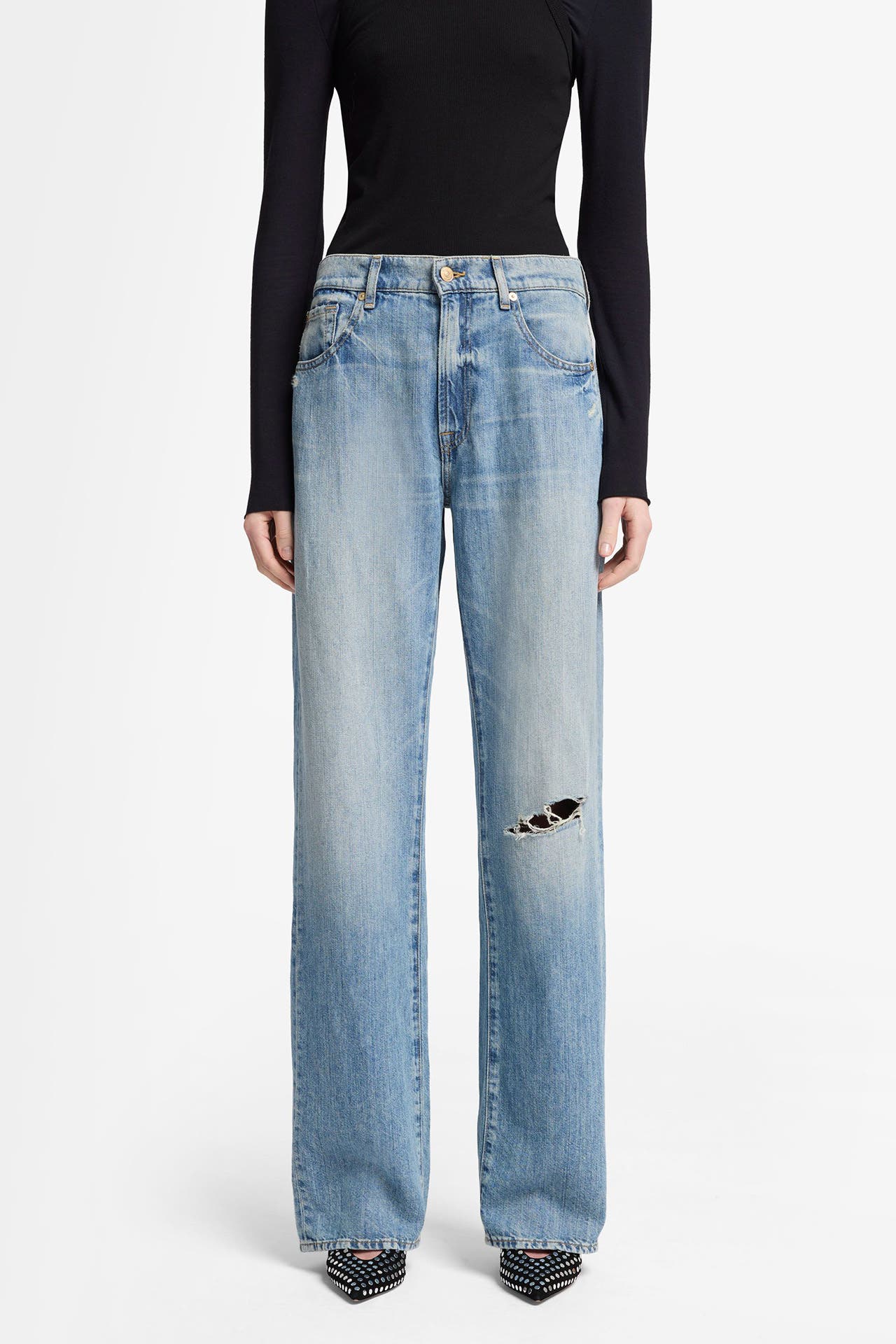 7 FOR ALL MANKIND Leinenmix-Jeans 'Tess Arizona' wide, Bild 1