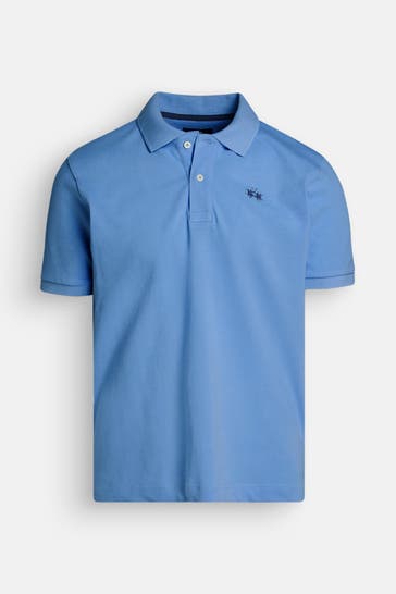 LA MARTINA Polo-Shirt graublau
