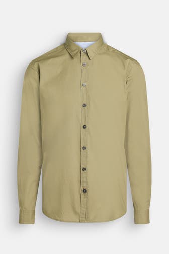 HECHTER Paris Casual-Hemd 'Kent' oliv