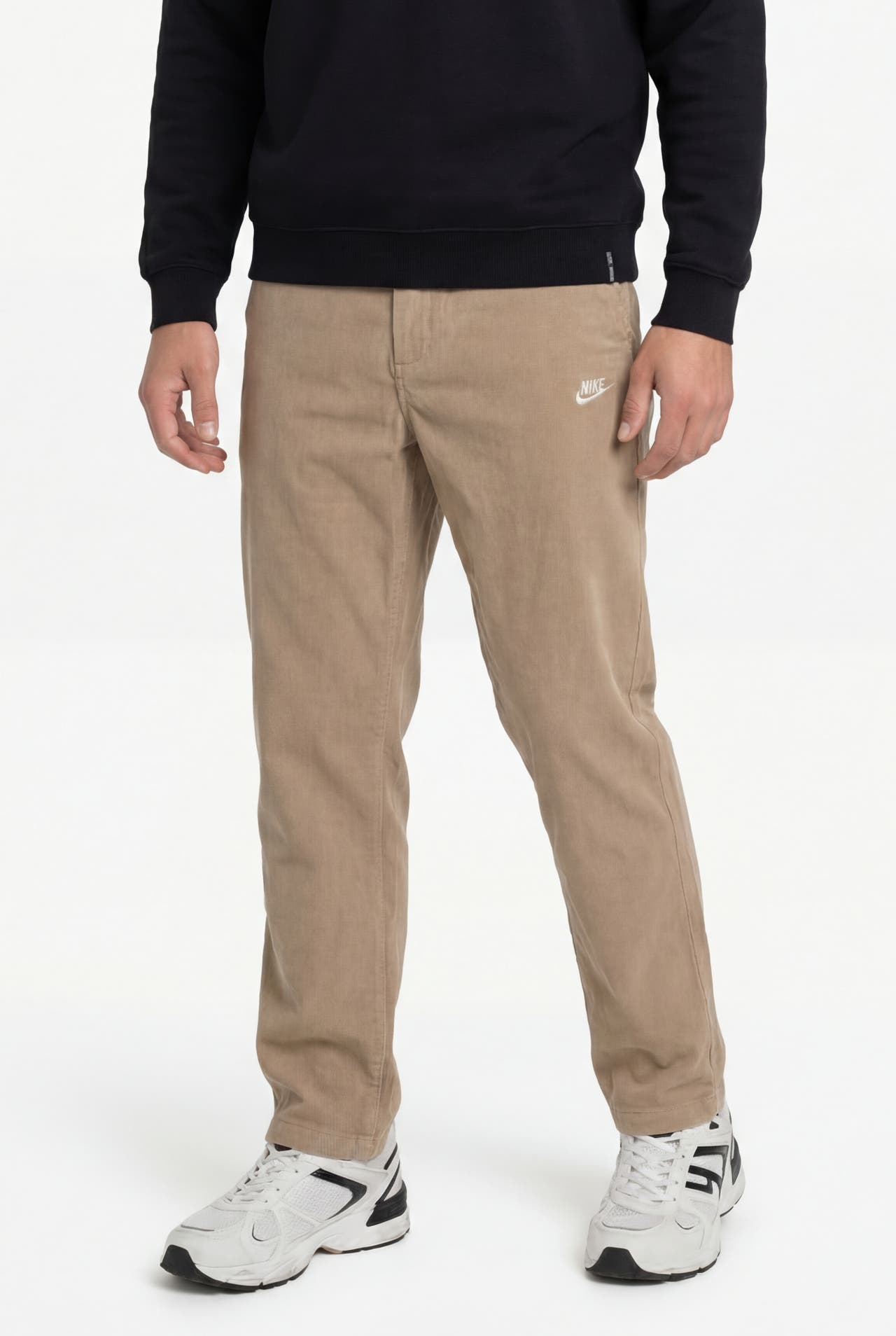NIKE Cordhose khaki straight, Bild 1