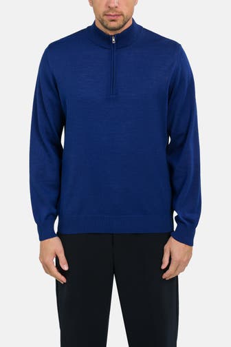 MAERZ MUENCHEN Strick-Troyer azurblau