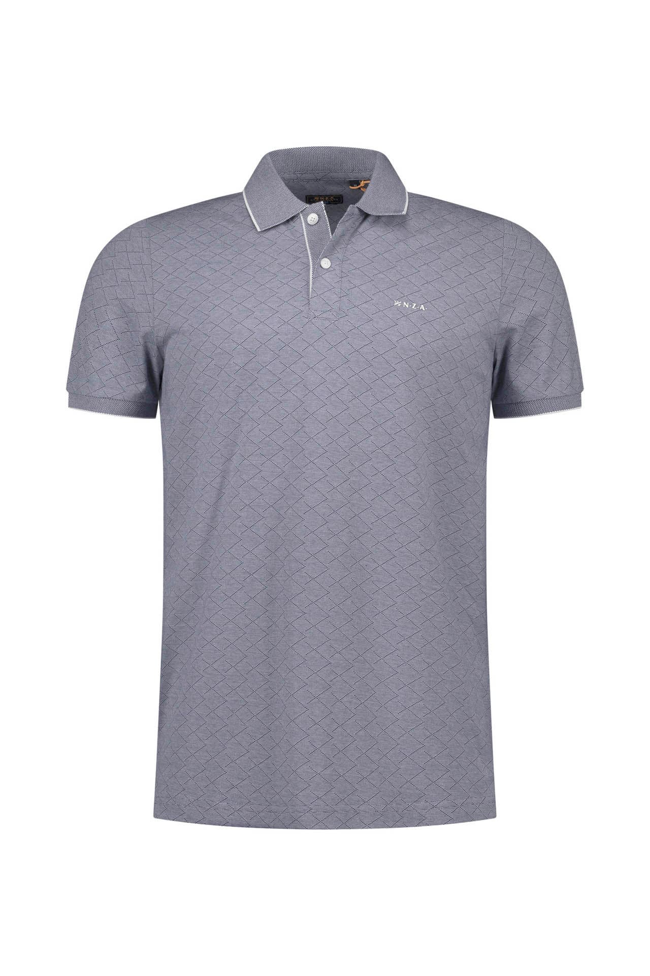 NEW ZEALAND AUCKLAND Polo-Shirt gemustert Regular Fit, Bild 1