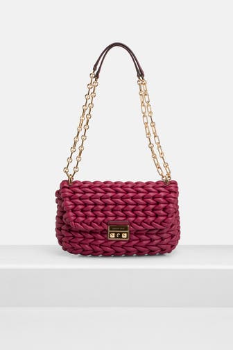 MICHAEL MICHAEL KORS Schultertasche 'Tribeca' beere