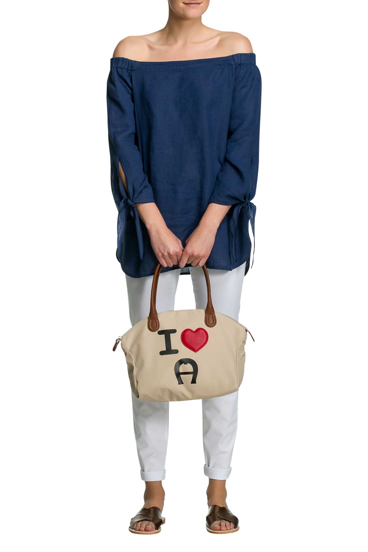 AIGNER Handtasche Piccolina beige gunstig online kaufen Outletcity