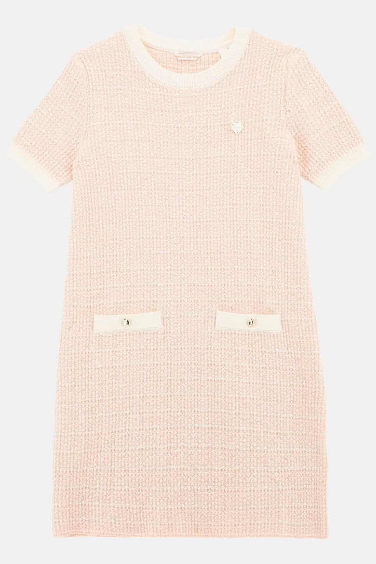 GUESS Bouclé-Kleid rosé, Bild 1