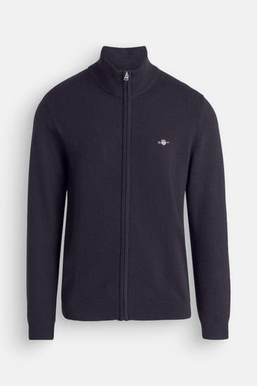 GANT Wollmixjacke nachtblau