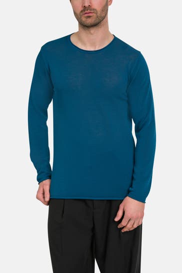 DANIELE FIESOLI Strickpullover azurblau