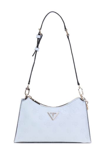 GUESS Schultertasche 'Cresidia' hellblau