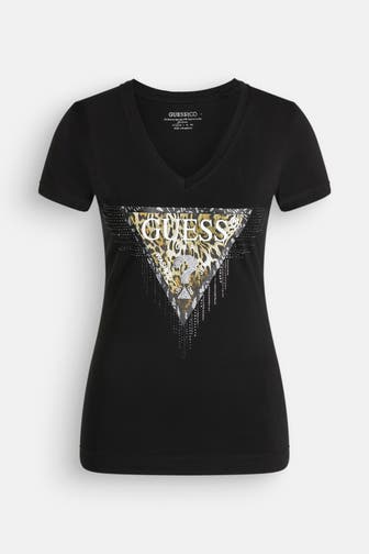 GUESS T-Shirt schwarz