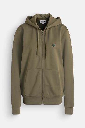 LACOSTE Sweatjacke oliv