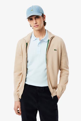LACOSTE Strickjacke beige