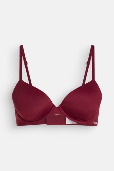 CK UNDERWEAR Bügel-BH 'Demi' weinrot