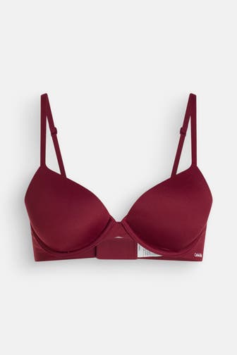 CK UNDERWEAR Bügel-BH 'Demi' weinrot