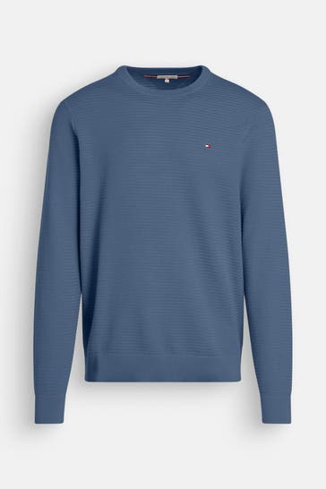 TOMMY HILFIGER Strickpullover graublau