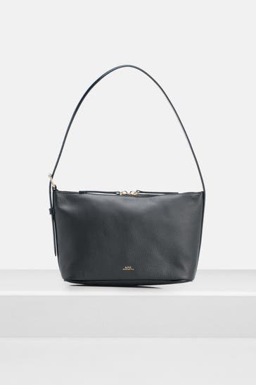 A.P.C. Schultertasche 'Vera' schwarz