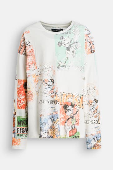 DESIGUAL Longsleeve gemustert