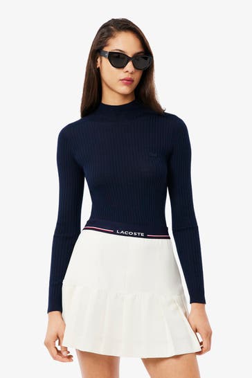 LACOSTE Wollpullover navy