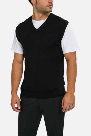 J.LINDEBERG SPORTSWEAR Pullunder 'Liam' schwarz