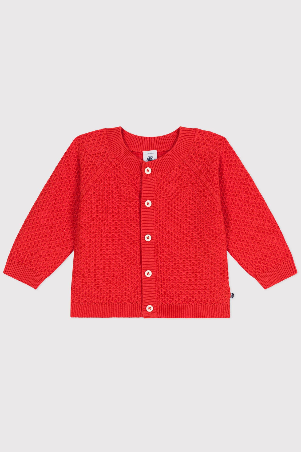 PETIT BATEAU Strickjacke rot, Bild 1