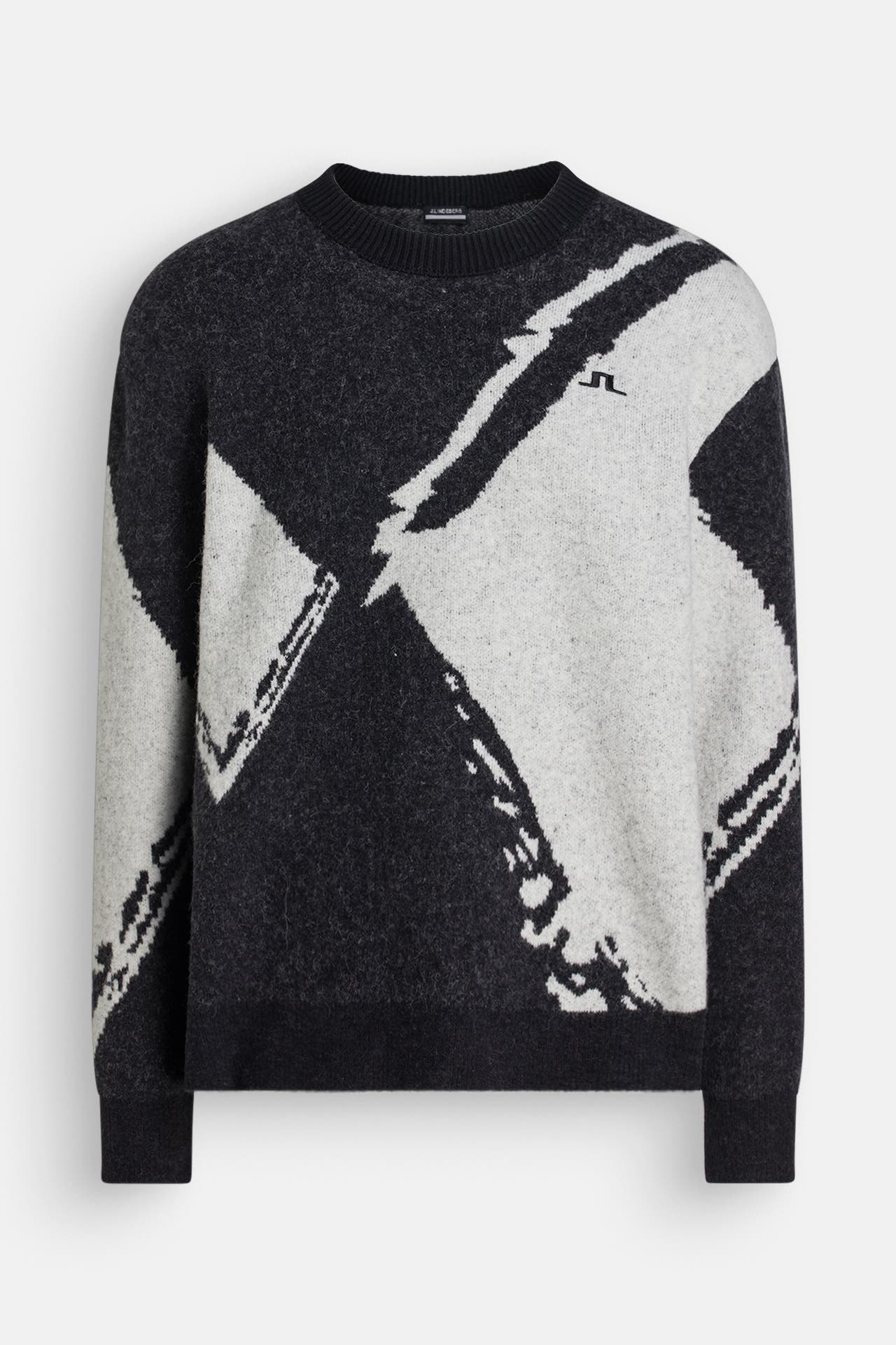 J.LINDEBERG SPORTSWEAR Wollmix-Pullover gemustert, Bild 1