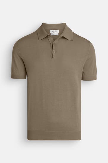 REPLAY Strick-Polo oliv