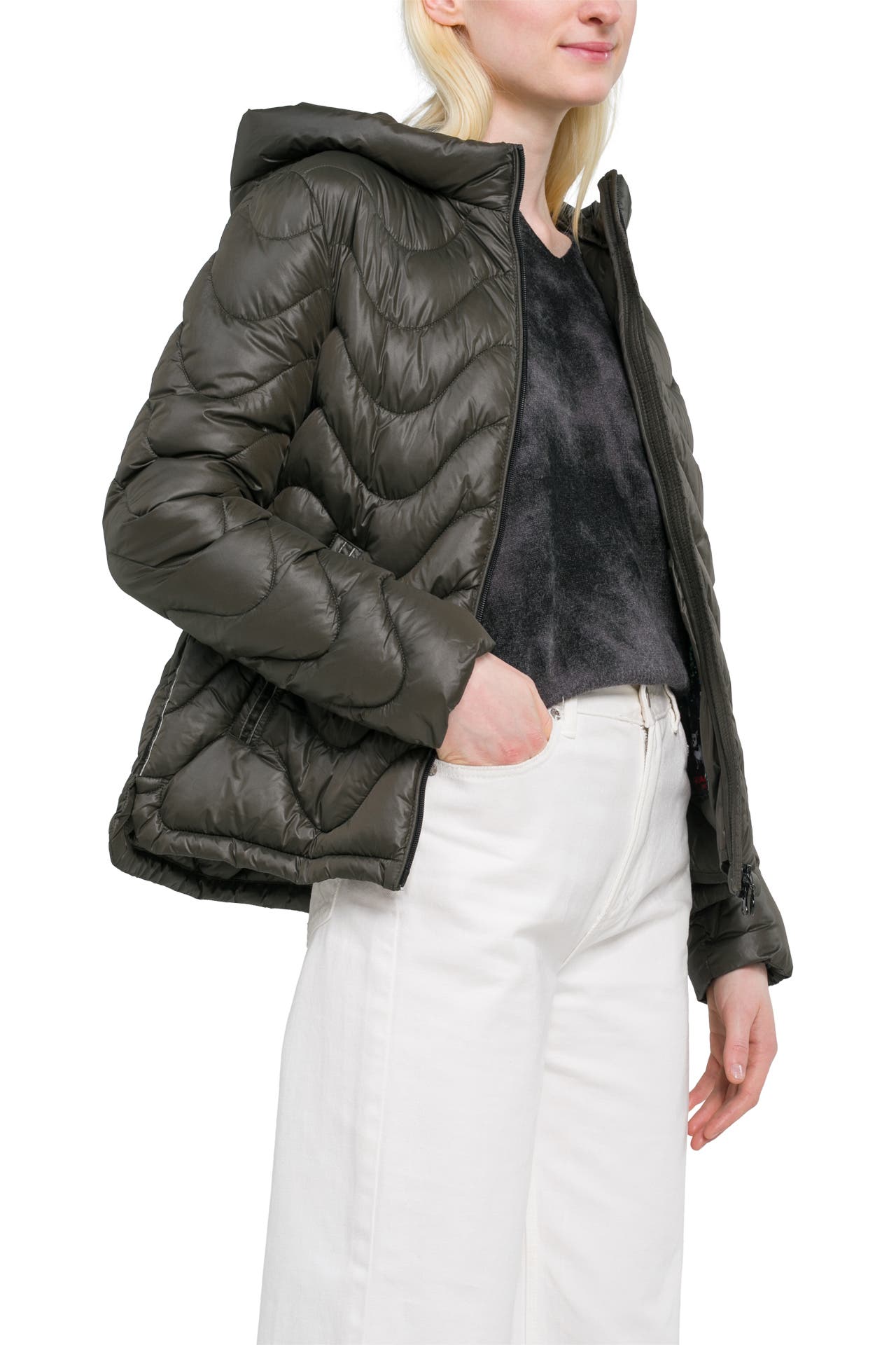 FRIEDA & FREDDIES NY Light-Steppjacke graugrün, Bild 1