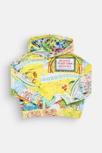 DESIGUAL Hoodie 'Garden' gelb gemustert