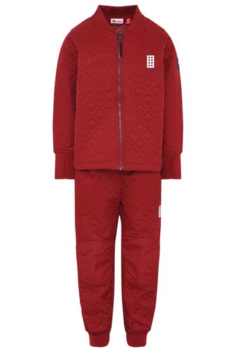 LEGO WEAR Set: Steppjacke und Hose rot