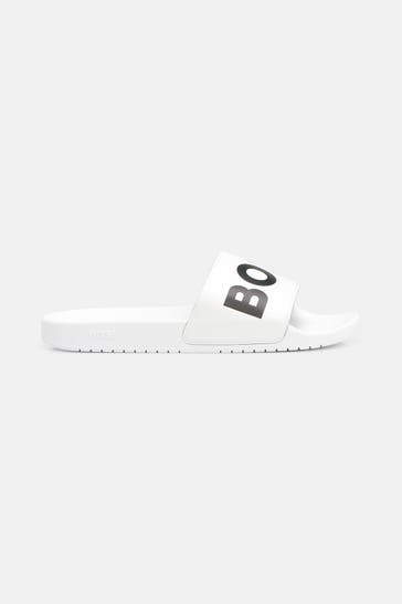 BOSS Slides 'Aryeh' weiß