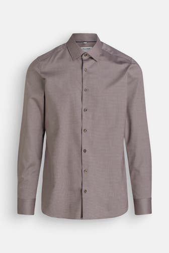 OLYMP Level Five Casual-Hemd taupe Slim Fit