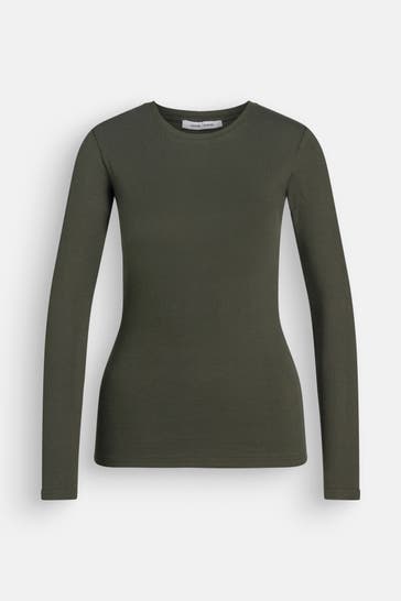SAMSØE & SAMSØE Longsleeve 'Alexa' oliv
