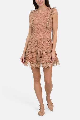 CLAIRE LUISE Kleid hellbraun