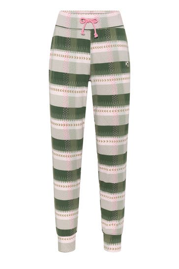 KARI TRAA Pyjamahose gemustert