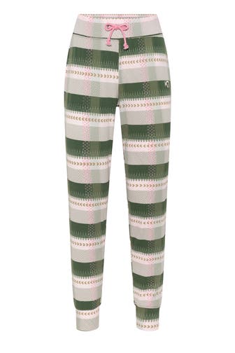 KARI TRAA Pyjamahose gemustert