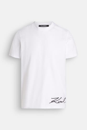 KARL LAGERFELD T-Shirt weiß