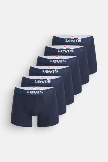 LEVI'S® 6er-Pack Boxer Trunks navy