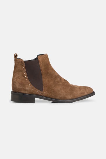DONNA CAROLINA Chelsea-Boots 'Ester' braun