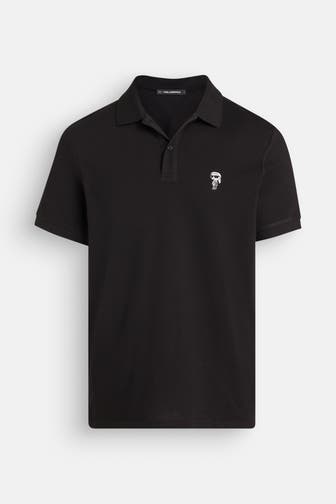 KARL LAGERFELD Polo-Shirt schwarz