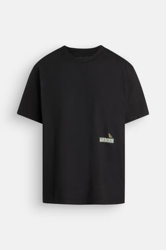 BARBOUR T-Shirt 'Campbell' schwarz