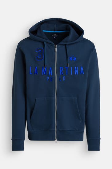 LA MARTINA Sweatjacke dunkelblau