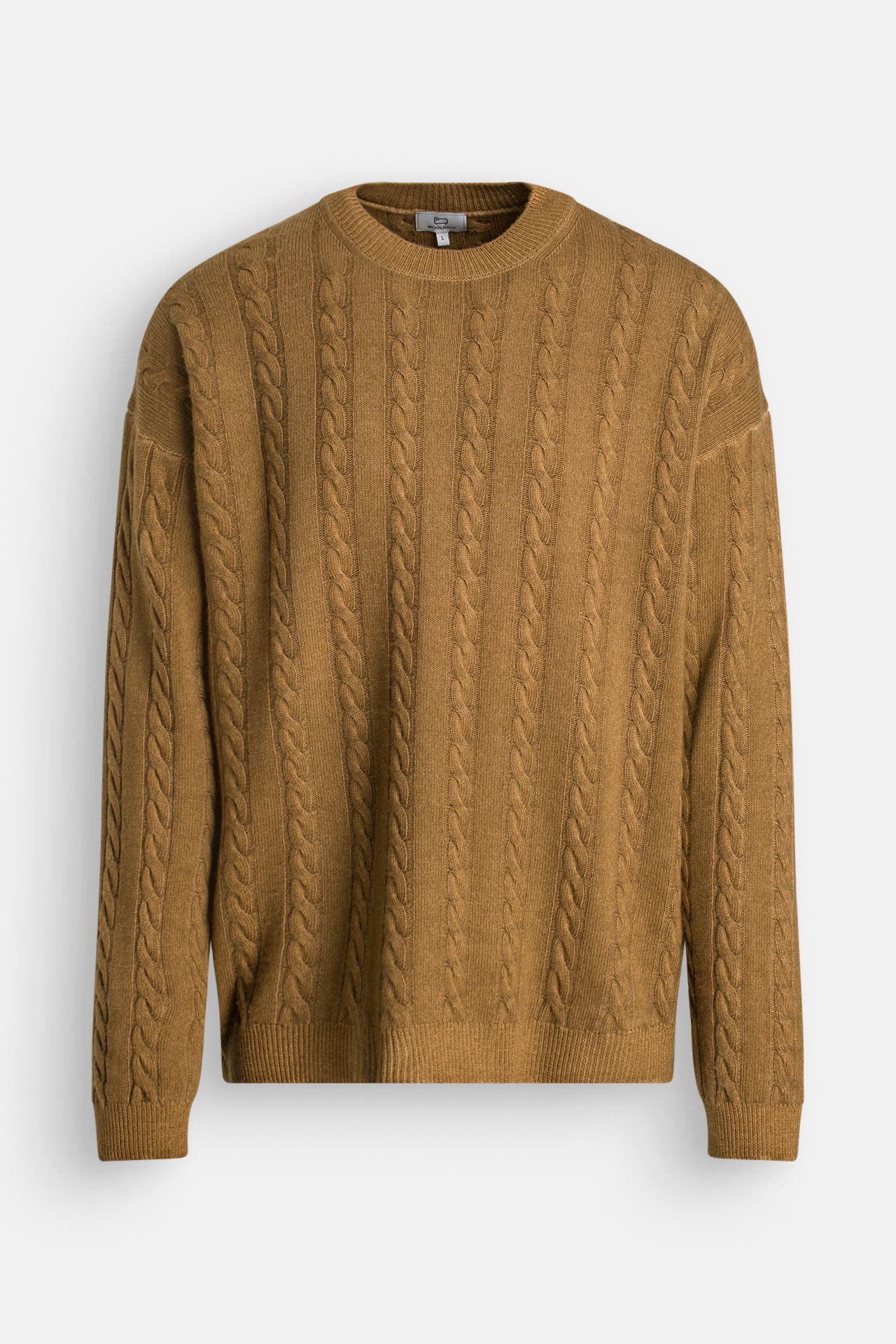 WOOLRICH Strickpullover 'Aran' camel, Bild 1
