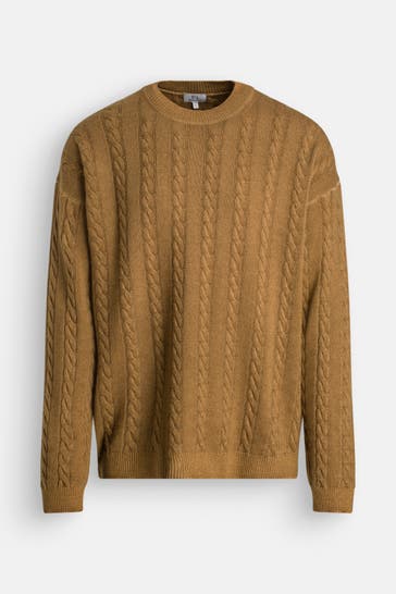 WOOLRICH Strickpullover 'Aran' camel