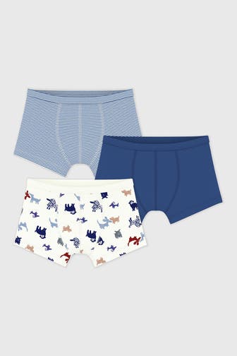 PETIT BATEAU 3er Pack Boxershorts mehrfarbig