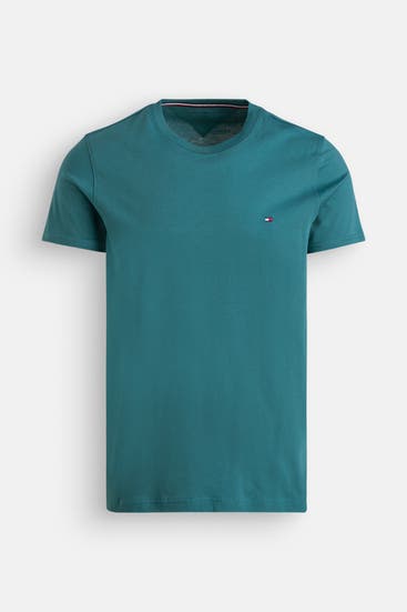 TOMMY HILFIGER - T-Shirt petrol