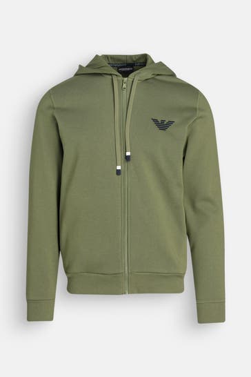 EMPORIO ARMANI Sweatjacke oliv