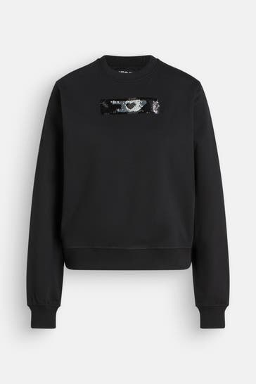 DIESEL Sweatshirt schwarz