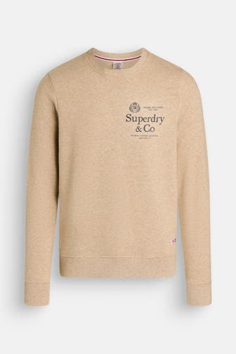 SUPERDRY Sweatshirt hellbraun