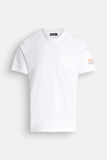 REPLAY T-Shirt weiß