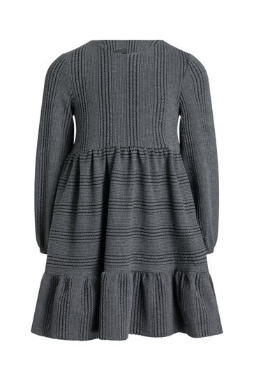 HAPPY GIRLS Jerseykleid anthrazit